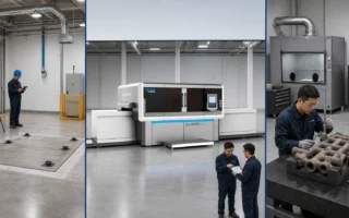 Fonderie passant d'une cellule pilote SJ-1200 à une ligne de production d'impression 3D sur sable stable